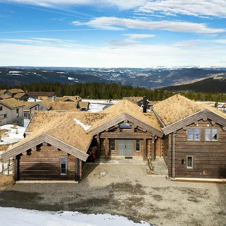 Luxurious Log At Mostertoppen בית נופש Oyer