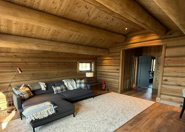 Luxurious Log At Mostertoppen Prázdninový dům Øyer